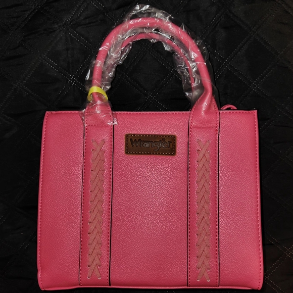 Wrangler Handbags - New Pink Wrangler Crossbody Tote Purse | Size Medium
